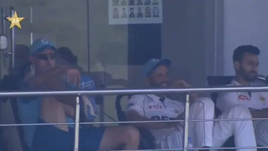 Shan Masood criticized for lack of shame after lounging in Pakistan dressing room next to quiet Gillespie during BAN defeat