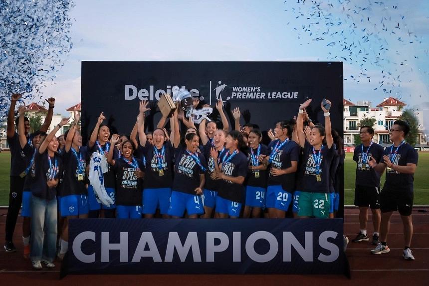 Lion City Sailors aim for international success after third consecutive Deloitte Womenâ€™s Premier League championship