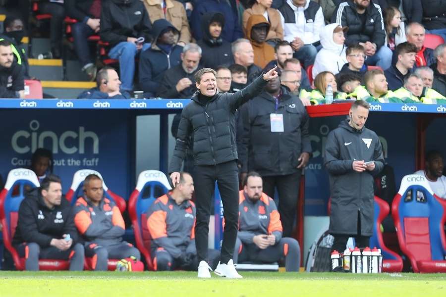 Glasner, Palace manager, expresses disappointment over Everton defeat