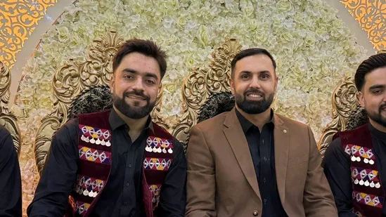 Star-studded wedding in Kabul as Rashid Khan ties the knot; Afghan cricket heroes Nabi, Mujeeb-ur-Rahman grace the event