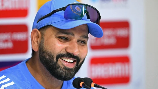 'Distasted by India's 46 all out, Rohit Sharma responds in two words: 'Chalao talvaar'