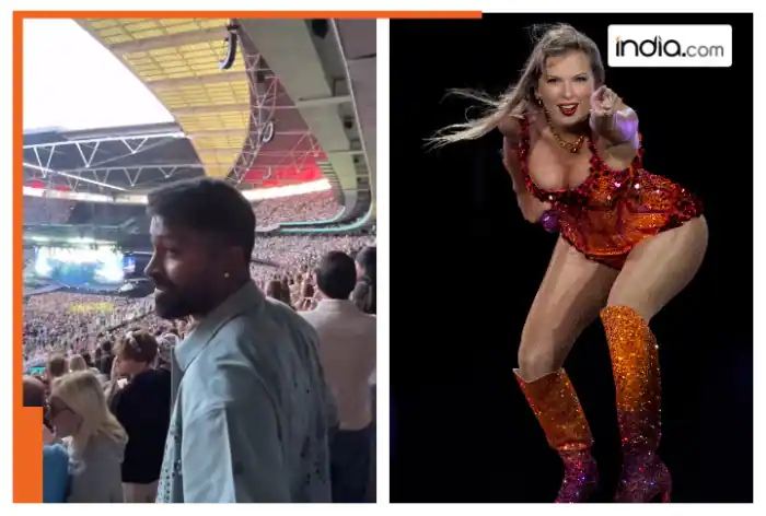 WATCH: Hardik Pandya Gets in Touch with his Inner 'Swiftie' at Taylor Swiftâ€™s Eras Tour