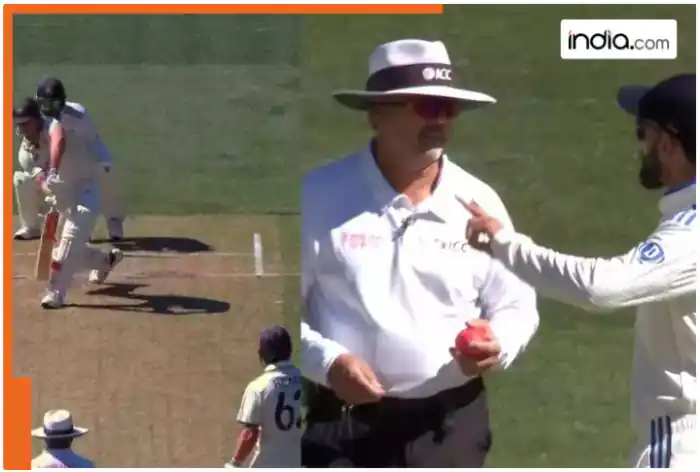 Mitchell Marsh escapes LBW decision, causing outrage as Virat Kohli's response stirs controversy among fans